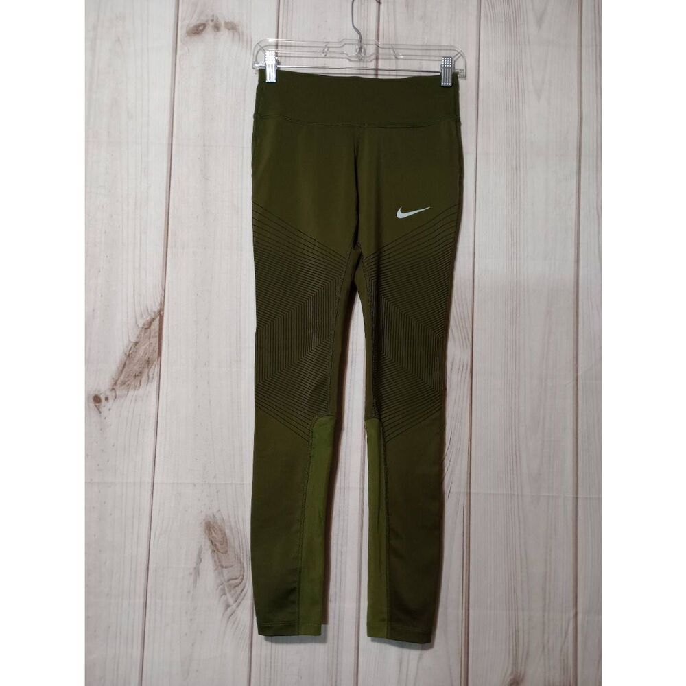 Nike Dri‎ Fit Pants Ladies Small Green